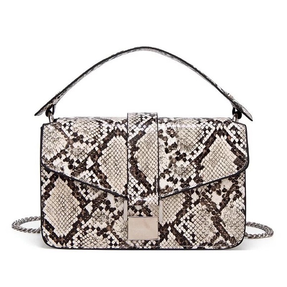 Slithering Python Handbag (Gray) - Picture 1 of 2